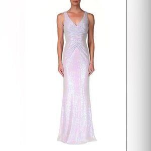 Badgley Mischka Brand Sparkling Mermaid Sequin Gown